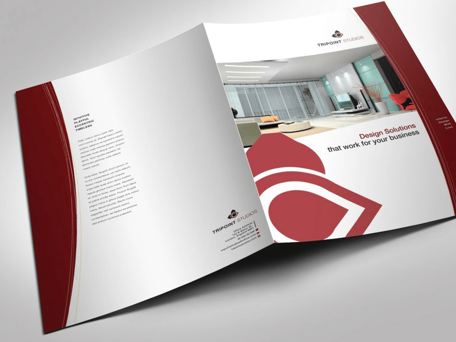 Glossy Business Advertising Flyers And Brochures Print Mor