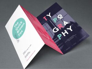 Gloss Paper Flyer Brochure