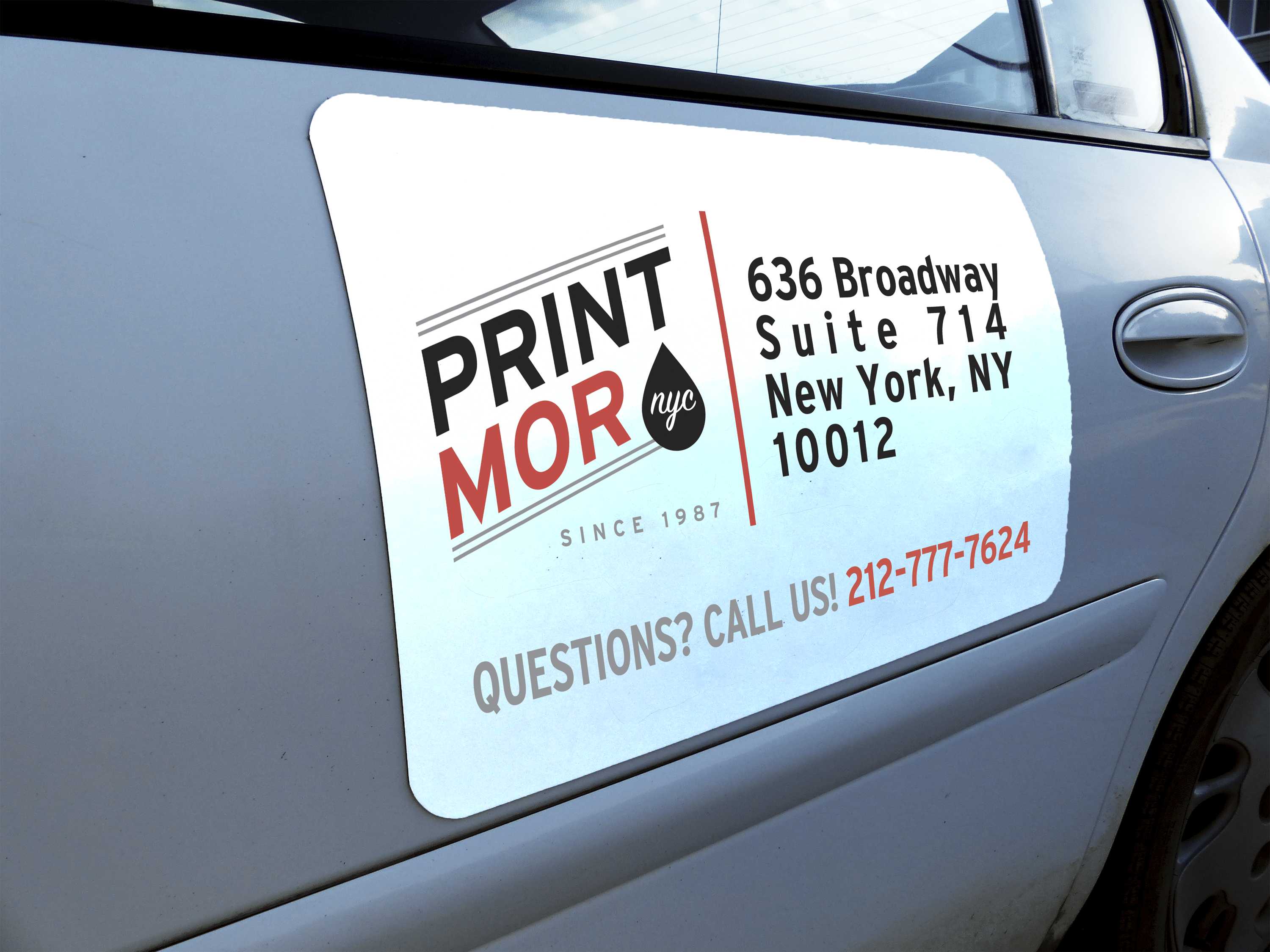 Car Magnet Printing - Premium Car Door Magnets