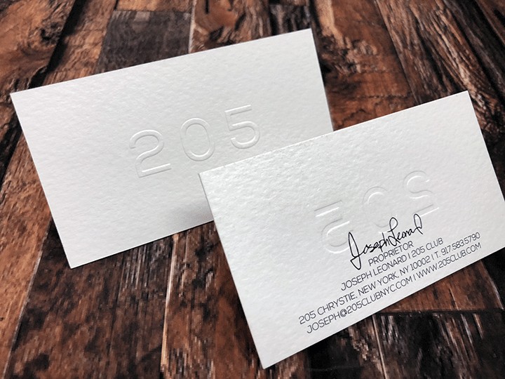 Premium Watercolor Uncoated Finish Business Cards
