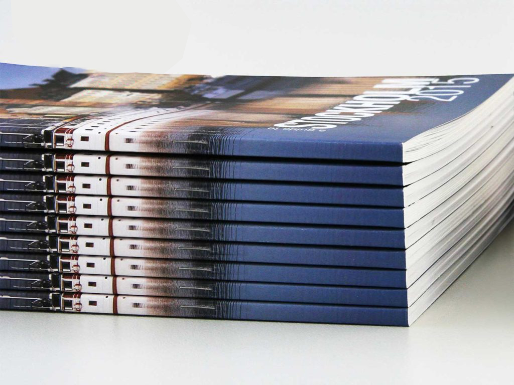 Square edge saddle stitch