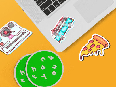 Rush Die Cut Stickers